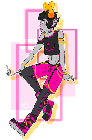 Flat Color Full Body Original Pattern