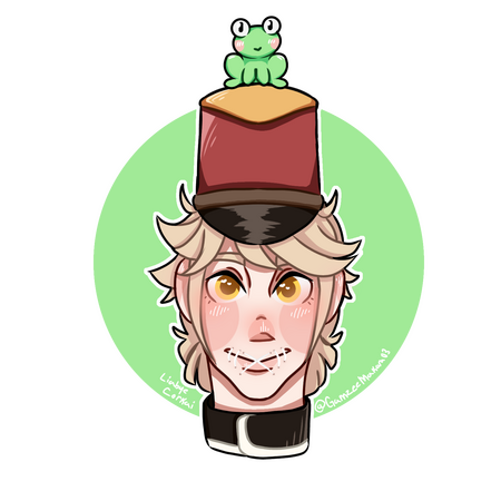 Simple Shading Head Simple Background
